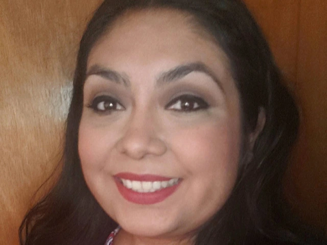 Celina Urquidez, smiling Latina woman with long dark hair