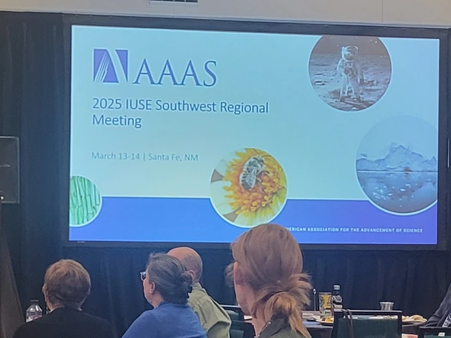 AAAS Program Director Layne Kyung delivers opening remarks at the Southwest IUSE Regional Meeting