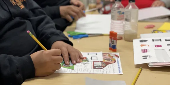 crop woman hands writing
