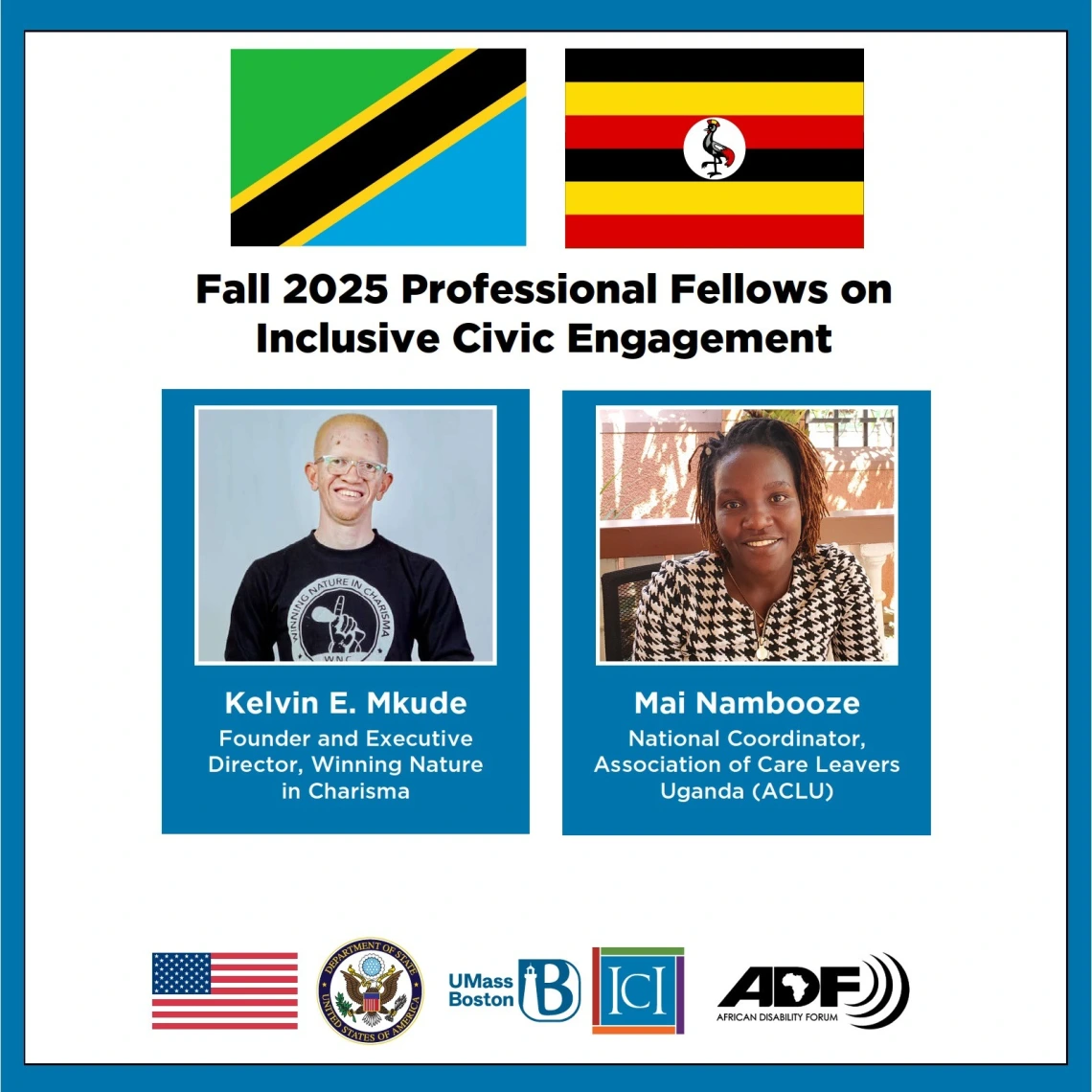 Kelvin Mkude and Mai Nambooze 